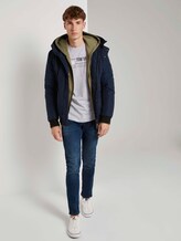 T-Shirt with a logo print - Men - Light Stone Grey Melange T-Shirt with a logo print - Men - Light Stone Grey Melange - 3 - TOM TAILOR Denim