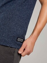 Meliertes T-Shirt mit V-Ausschnitt - Männer - Sky Captain Blue Non-Solid Meliertes T-Shirt mit V-Ausschnitt - Männer - Sky Captain Blue Non-Solid - 9 - TOM TAILOR Denim
