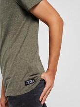 Meliertes T-Shirt mit V-Ausschnitt - Männer - dry greyish olive melange Meliertes T-Shirt mit V-Ausschnitt - Männer - dry greyish olive melange - 10 - TOM TAILOR Denim