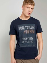 T-Shirt mit Print - Männer - Sky Captain Blue T-Shirt mit Print - Männer - Sky Captain Blue - 5 - TOM TAILOR Denim