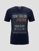 T-Shirt mit Print - Männer - Sky Captain Blue T-Shirt mit Print - Männer - Sky Captain Blue - 7 - TOM TAILOR Denim