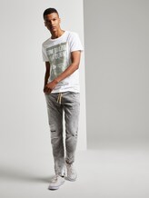 T-Shirt mit Print - Männer - White T-Shirt mit Print - Männer - White - 3 - TOM TAILOR Denim