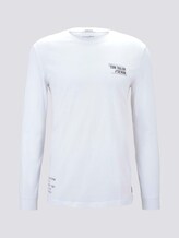 Langarmshirt mit platzierten Prints - Männer - White Langarmshirt mit platzierten Prints - Männer - White - 7 - TOM TAILOR Denim