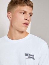 Langarmshirt mit platzierten Prints - Männer - White Langarmshirt mit platzierten Prints - Männer - White - 9 - TOM TAILOR Denim