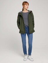 Regenjacke mit Kapuze - Frauen - Olive Night Green Regenjacke mit Kapuze - Frauen - Olive Night Green - 3 - TOM TAILOR