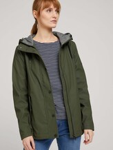 Regenjacke mit Kapuze - Frauen - Olive Night Green Regenjacke mit Kapuze - Frauen - Olive Night Green - 5 - TOM TAILOR