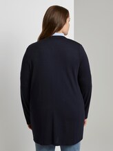 Lockerer Shirt-Cardigan - Frauen - Sky Captain Blue Lockerer Shirt-Cardigan - Frauen - Sky Captain Blue - 2 - My True Me