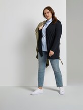 Lockerer Shirt-Cardigan - Frauen - Sky Captain Blue Lockerer Shirt-Cardigan - Frauen - Sky Captain Blue - 3 - My True Me