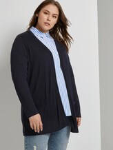 Lockerer Shirt-Cardigan - Frauen - Sky Captain Blue Lockerer Shirt-Cardigan - Frauen - Sky Captain Blue - 5 - My True Me