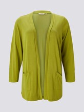 Lockerer Shirt-Cardigan - Frauen - wood green Lockerer Shirt-Cardigan - Frauen - wood green - 7 - My True Me
