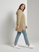 Bluse mit Faltendetails - Frauen - New Light Khaki Bluse mit Faltendetails - Frauen - New Light Khaki - 3 - My True Me
