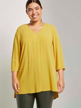 Bluse mit Faltendetails - Frauen - california sand yellow Bluse mit Faltendetails - Frauen - california sand yellow - 5 - My True Me