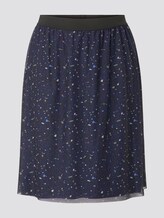 Curvy - Gemusterter Mesh-Rock - Frauen - navy based terrazzo Curvy - Gemusterter Mesh-Rock - Frauen - navy based terrazzo - 7 - My True Me