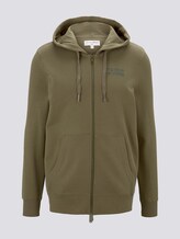 Kapuzen-Sweatjacke mit kleinem Print - Männer - Dry Greyish Olive Kapuzen-Sweatjacke mit kleinem Print - Männer - Dry Greyish Olive - 7 - TOM TAILOR Denim