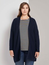 Strukturierter Cardigan - Frauen - Sky Captain Blue Strukturierter Cardigan - Frauen - Sky Captain Blue - 1 - My True Me