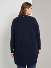 Strukturierter Cardigan - Frauen - Sky Captain Blue Strukturierter Cardigan - Frauen - Sky Captain Blue - 2 - My True Me