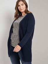 Strukturierter Cardigan - Frauen - Sky Captain Blue Strukturierter Cardigan - Frauen - Sky Captain Blue - 5 - My True Me