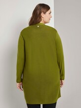 Strukturierter Cardigan - Frauen - wood green Strukturierter Cardigan - Frauen - wood green - 2 - My True Me