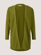 Strukturierter Cardigan - Frauen - wood green Strukturierter Cardigan - Frauen - wood green - 7 - My True Me