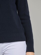 Pullover mit Stehkragen in Ripp-Optik - Frauen - Sky Captain Blue Pullover mit Stehkragen in Ripp-Optik - Frauen - Sky Captain Blue - 10 - TOM TAILOR