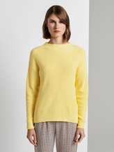Pullover mit Stehkragen in Ripp-Optik - Frauen - honey popcorn Pullover mit Stehkragen in Ripp-Optik - Frauen - honey popcorn - 1 - TOM TAILOR