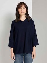 Loose hoodie - Women - Sky Captain Blue Loose hoodie - Women - Sky Captain Blue - 1 - TOM TAILOR