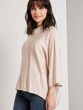 Lockerer Kapuzenpullover - Frauen - desert sand melange Lockerer Kapuzenpullover - Frauen - desert sand melange - 5 - TOM TAILOR