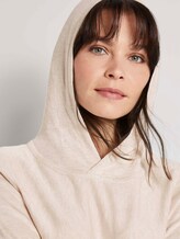 Lockerer Kapuzenpullover - Frauen - desert sand melange Lockerer Kapuzenpullover - Frauen - desert sand melange - 9 - TOM TAILOR