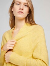 Langer Cardigan in Mélange-Optik - Frauen - honey popcorn melange Langer Cardigan in Mélange-Optik - Frauen - honey popcorn melange - 9 - TOM TAILOR