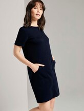 Kurzarm-Kleid mit Taschen - Frauen - Sky Captain Blue Kurzarm-Kleid mit Taschen - Frauen - Sky Captain Blue - 5 - TOM TAILOR