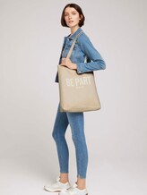 Duurzame katoenen draagtas met biologisch katoen - Vrouwen - soft creme beige Duurzame katoenen draagtas met biologisch katoen - Vrouwen - soft creme beige - 5 - TOM TAILOR Denim