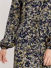 Printed dress with ruffles - Women - yellow flower design Printed dress with ruffles - Women - yellow flower design - 10 - TOM TAILOR