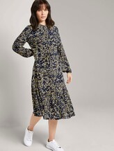 Printed dress with ruffles - Women - yellow flower design Printed dress with ruffles - Women - yellow flower design - 5 - TOM TAILOR