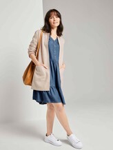 Tencel-Jeanskleid mit Volants - Frauen - light stone wash denim Tencel-Jeanskleid mit Volants - Frauen - light stone wash denim - 3 - TOM TAILOR