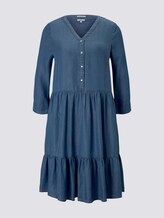 Tencel-Jeanskleid mit Volants - Frauen - light stone wash denim Tencel-Jeanskleid mit Volants - Frauen - light stone wash denim - 7 - TOM TAILOR