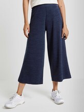 Weiche Culotte-Hose aus Strick - Frauen - Real Navy Blue Weiche Culotte-Hose aus Strick - Frauen - Real Navy Blue - 1 - TOM TAILOR Denim