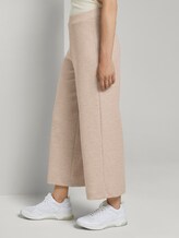 Weiche Culotte-Hose aus Strick - Frauen - cozy beige melange Weiche Culotte-Hose aus Strick - Frauen - cozy beige melange - 11 - TOM TAILOR Denim