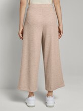 Weiche Culotte-Hose aus Strick - Frauen - cozy beige melange Weiche Culotte-Hose aus Strick - Frauen - cozy beige melange - 2 - TOM TAILOR Denim