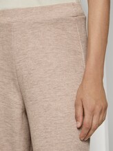 Weiche Culotte-Hose aus Strick - Frauen - cozy beige melange Weiche Culotte-Hose aus Strick - Frauen - cozy beige melange - 9 - TOM TAILOR Denim