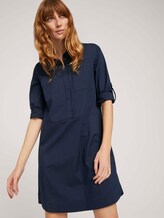 Blusenkleid mit Faltendetails - Frauen - Sky Captain Blue Blusenkleid mit Faltendetails - Frauen - Sky Captain Blue - 5 - TOM TAILOR