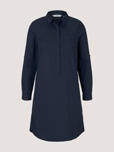 Blusenkleid mit Faltendetails - Frauen - Sky Captain Blue Blusenkleid mit Faltendetails - Frauen - Sky Captain Blue - 7 - TOM TAILOR