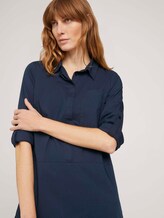 Blusenkleid mit Faltendetails - Frauen - Sky Captain Blue Blusenkleid mit Faltendetails - Frauen - Sky Captain Blue - 9 - TOM TAILOR