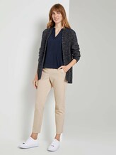 Henley-Bluse mit elastischem Bund - Frauen - Sky Captain Blue Henley-Bluse mit elastischem Bund - Frauen - Sky Captain Blue - 3 - TOM TAILOR