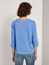 Bluse mit 3/4-Arm - Frauen - sea blue Bluse mit 3/4-Arm - Frauen - sea blue - 2 - TOM TAILOR