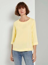 Bluse mit 3/4-Arm - Frauen - light honey popcorn Bluse mit 3/4-Arm - Frauen - light honey popcorn - 1 - TOM TAILOR