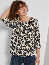 Bluse mit 3/4-Arm - Frauen - khaki yellow camouflage design Bluse mit 3/4-Arm - Frauen - khaki yellow camouflage design - 5 - TOM TAILOR