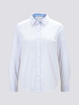 Henley-Bluse mit Faltendetail - Frauen - White Henley-Bluse mit Faltendetail - Frauen - White - 7 - TOM TAILOR