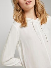 Bluse mit Kapuze - Frauen - White Bluse mit Kapuze - Frauen - White - 9 - TOM TAILOR