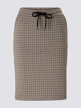 Checked jersey skirt - Women - camel small check Checked jersey skirt - Women - camel small check - 7 - TOM TAILOR