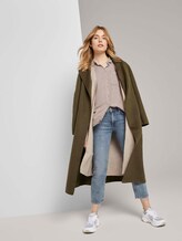 Karierte Bluse mit Turn-Ups - Frauen - camel small check Karierte Bluse mit Turn-Ups - Frauen - camel small check - 3 - TOM TAILOR
